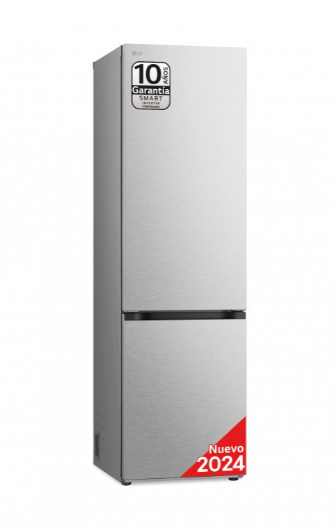 Frigorífico combi LG GBV7280AMB, 203 x 60 cm, MetalFresh, inox